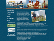 Tablet Screenshot of fishingnorthflorida.com